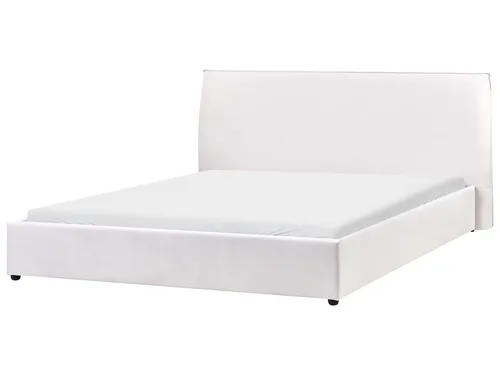 Polsterbett Lavaur in Weiß / Cremeweiß 180 x 200 cm