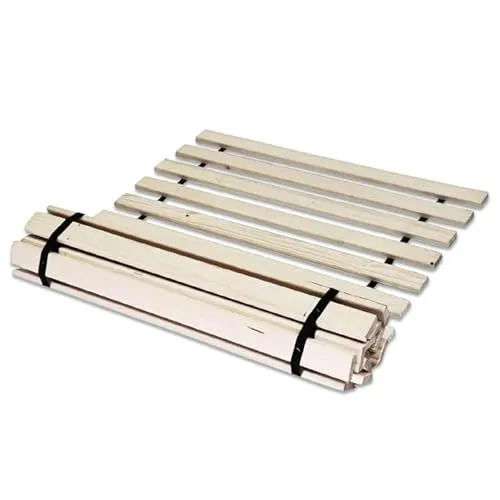 Best For You Rollrost 80x160 cm – Stabiler Lattenrost aus Massivholz - Lattenrost für optimale Unterstützung, 10 stabile Holzlatten, max. Belastbarkeit 120 kg, ideal für langlebigen Schlafkomfort.
