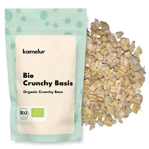 Kamelur Bio Crunchy Basis 1kg - knuspriges Müsli mit feiner Süße aus kontrolliert biologischem Anbau