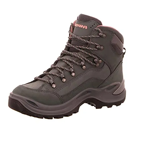 Lowa Renegade GTX Mid Wanderstiefel Braun - Wanderschuhe für Herren, wasserdicht und atmungsaktiv dank GORE-TEX, ideal für anspruchsvolle Outdoor-Abenteuer mit hervorragendem Halt und Komfort.