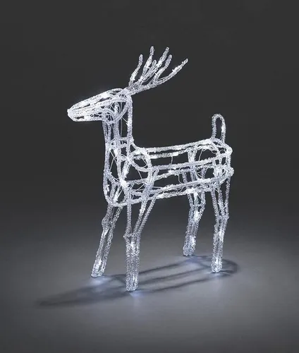 Konstsmide LED Acryl Rentier in orange von Konstsmide