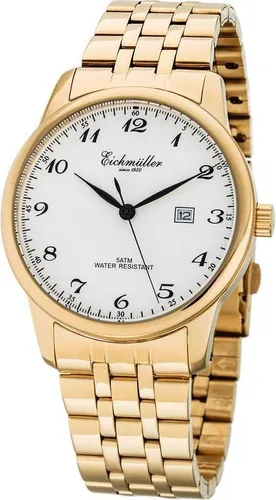 Eichmüller Klassik Analog Edelstahl Herrenuhr 50m - Armbanduhren für Herren mit Datumsanzeige und robustem Edelstahlarmband, ideal für stilvolle Anlässe und den täglichen Gebrauch.