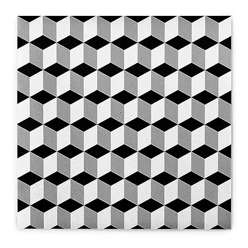 Stoffservietten Schwarz von Sovie Home