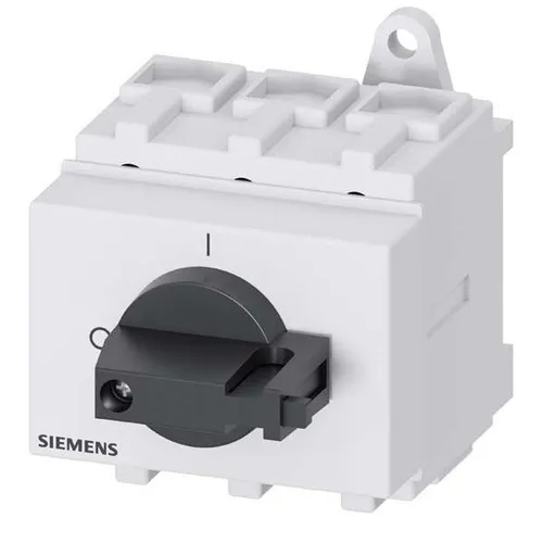 Siemens 3LD25300TK11 Hauptschalter, 3-polig für zuverlässige Stromsteuerung - Hauptschalter 3-polig mit 63 A Bemessungsdauerstrom, IP44 Schutzart und Verriegelungsfunktion, ideal für sichere Installationen in Industrie und Gewerbe.