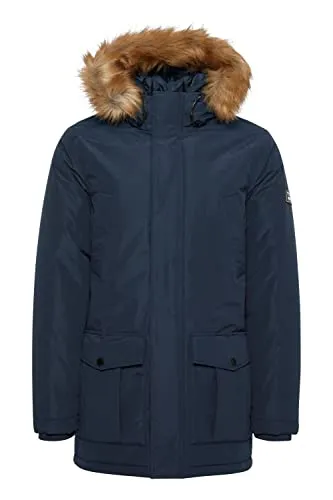 Project PRDuffin Herren Winterparka - Funktionsjacke mit hochabschließendem Kragen und abnehmbarem Kunstfell, ideal für sportliche und elegante Looks im Winter.