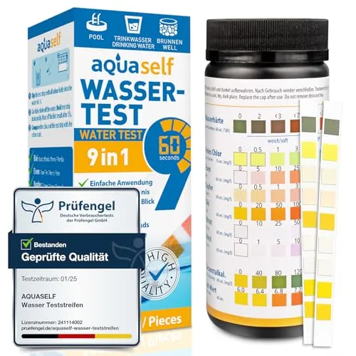 Produktbild 9-in-1 Wassertest – 100 Stück Trinkwasser Teststreifen
