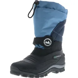 SPIRALE Kinder Jungen gefütterter Winterstiefel Snowboots blau, Größe:32, Farbe:Blau - Blau - 32