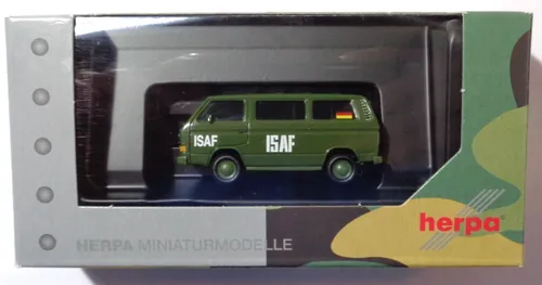 Herpa 700818 VW T3 Bus ISAF Bundeswehr H0 1:87 Neu+OVP