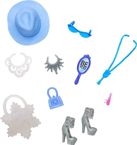 Barbie Fashion & Beauty Puppen-Zubehör für Mädchen ab 3 Jahren (Winter)