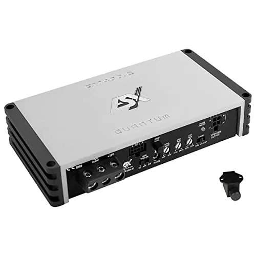 ESX QM400.2 | 2-Kanal Class D Mini Digital Verstärker Endstufe 450 Watt RMS Ausgangsleistung