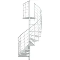 Produktbild Minka Spindeltreppe Milano Weiß Ø120 cm