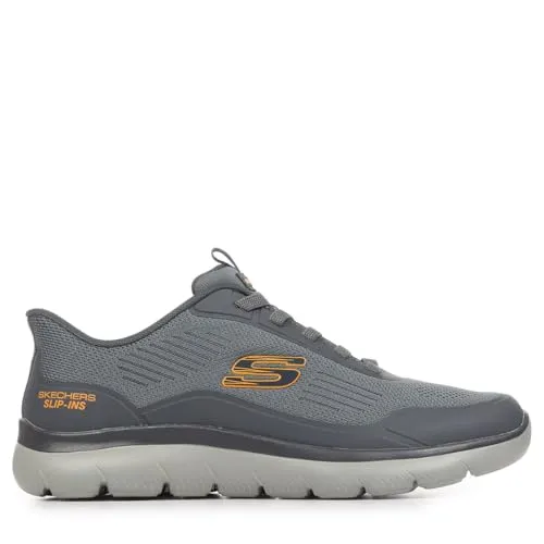 Skechers Leyter Trainingsschuh 46 EU - Bequemer Sportstyle - Trainingsschuh in Größe 46, ideal für aktive Tage. Mit Gummizug und TPU-Laufsohle bietet er optimalen Komfort und Halt. Perfekt für Sport und Freizeit.