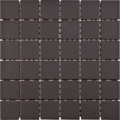 Mosaikfliese Maxi 30 x 30 cm schwarz Steinmaß: ca. 4,7 x 4,7 cm