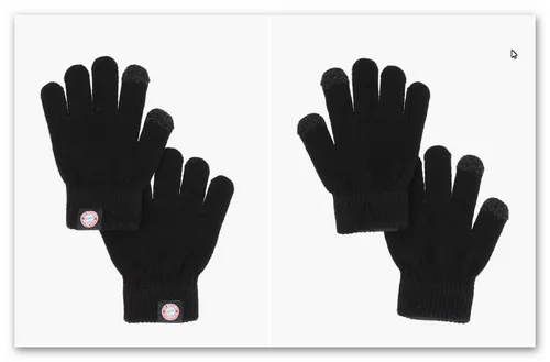 Produktbild FC Bayern München Kinderstrickhandschuhe Handschuhe Gr. BK Y Länge 15 cm NEU