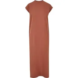 URBAN CLASSICS Shirtkleid Urban Classics Damen Ladies Long Extended Shoulder Dress (1-tlg) rot XS (34)