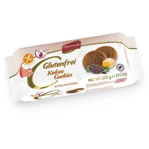 Coppenrath Kekse Kakao Cookies, gluten- und laktosefrei, 200 g