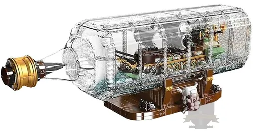 Mould King 10067 – Schiff in der Flasche Klemmbausteine Set