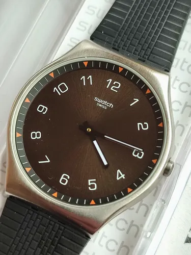 SWATCH+SKIN IRONY 42+SS07S103 SKINEARTH+NEU/NEW von Swatch