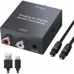 CINCH 2xRCA auf TOSLINK SPDIF Konverter