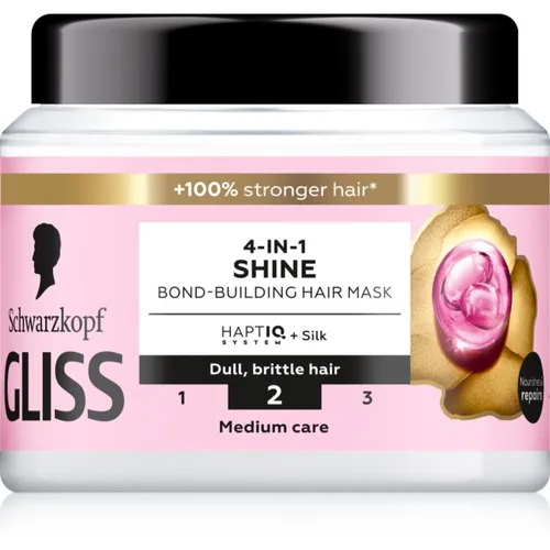 Schwarzkopf Gliss Liquid Silk Maske für mehr Glanz und Festigkeit der Haare 400 ml