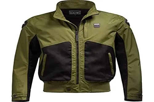 Blazer Jacke Thor Air L grün - Schutzjacke für Motorradfahrer, atmungsaktiv und ideal für warmes Wetter.