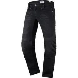 Scott Denim Stretch Damen Motorradjeans, schwarz, Größe 46 von Scott