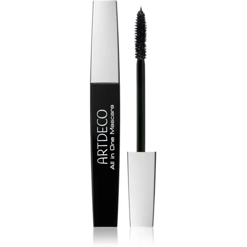 ARTDECO All In One Mascara – Volumen & Länge für perfekte Wimpern - Die All In One Mascara vereint zwei Bürsten für separates Volumen und Länge. Mit pflegendem Carnaubawachs für natürlichen Glanz. Ideal für langanhaltende, geschmeidige Wimpern ohne Verschmieren.