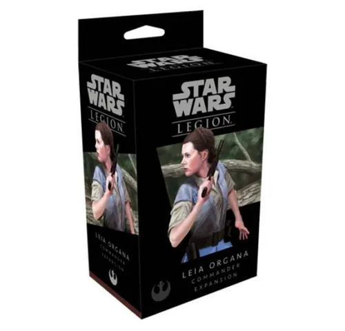 Atomic Mass Games Star Wars: Legion Leia Organa - Erweiterung für 2 Spieler, unbemalte Miniatur mit Defender-Sportblaster, ideal für Tabletop-Fans ab 14 Jahren