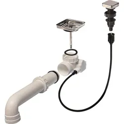 Reginox Drehexzenter Texas M1880 - Spülen Zubehör mit Bowdenzug und Drehknopf, perfekt für REGINOX Spülen, um funktionale und stilvolle Küchenausstattung zu gewährleisten.