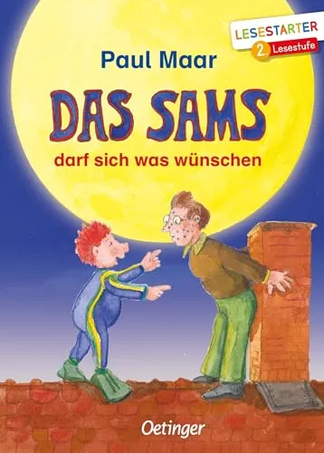 Das Sams darf sich was wünschen: Lesestarter. 2. Lesestufe. Lustiger Kinderbuch-Klassiker zum Lesen lernen für Erstleser ab 7 Jahren