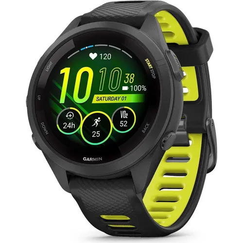 Garmin Forerunner 265S - GPS Multisport Smartwatch - Smartwatch mit 1,1 Zoll AMOLED Display, ideal für Sportler zur Leistungssteigerung und individuellen Trainingsplänen. Bis zu 15 Tage Akkulaufzeit im Smartwatch-Modus.