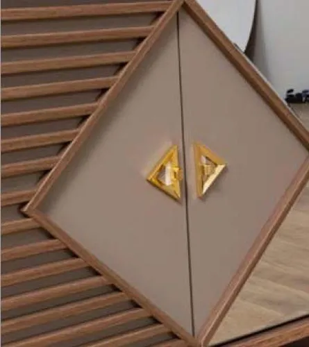 Moderne Kommode Anrichte Sideboard aus Massivholz in Braun