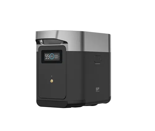 Ecoflow EF Delta 2 - Intelligenter Zusatzakku 1024Wh Powerstation - Powerstation mit 1024Wh Kapazität, ideal für unterwegs. Überwachung per App und vielfältige Anschlussmöglichkeiten für maximale Flexibilität.