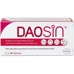 Daosin Tabletten 30 St - rezeptfrei, unterstützt die Verdauung und lindert Unverträglichkeiten