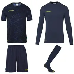 Prediction Torwart Set für Fußball - Komplettes Torwart-Set aus Shirts, Shorts, Baselayer und Stutzen, ideal für Training und Spiel, gefertigt aus 100% recyceltem Polyester für Nachhaltigkeit und Komfort.