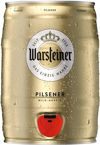 Warsteiner Premium Pilsener 5 L Bierfass mit Zapfhahn