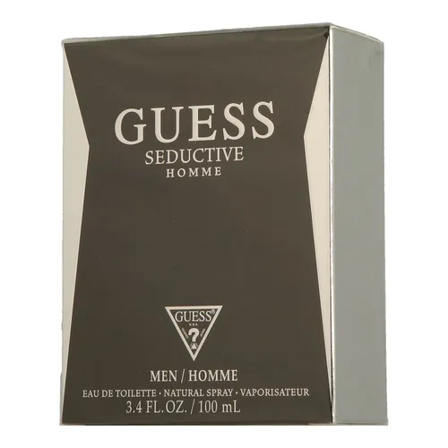 Guess Seductive Homme Eau de Toilette 100 ml für Herren - Herrendüfte mit einem blumigen Duft aus Kardamom, Mandarine und Rosa Pfeffer, langanhaltend und ideal für Tag und Nacht.
