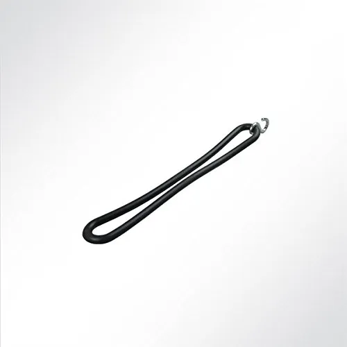 LYSEL Gummispannringe mit S-Haken EPDM schwarz, (L) 250mm in schwarz (10 Stück)