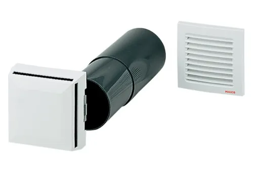 MAICO Wandventilator ALD 10 – Stufenlos regulierbar in Weiß - Lüftungstechnik mit stufenlos regulierbarem Außenluftdurchlass für optimale Luftzirkulation und frische Raumluft.