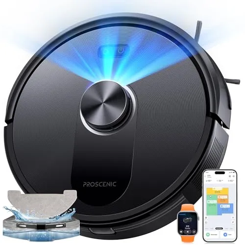 Proscenic Saugroboter Q10 mit Wischfunktion und 8000 Pa Saugkraft