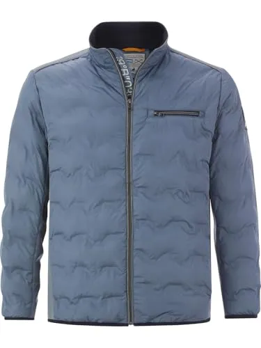 Jan Vanderstorm Herren Steppjacke Telltan blau, 5XL (XXXXXL) - 72