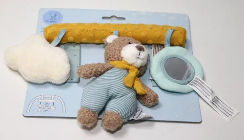 Sterntaler 6602002 Spielzeug zum Aufhängen, Klettverschluss,Bär Ben,Mehrfarbig