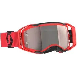 Scott Prospect 2.0 Crossbrille - Rot/Schwarz mit Quick Lens Release System - Sportbrillen mit modernem Design und schnellem Linsenwechsel. 100% UV-Schutz und NoFog Anti-Beschlag-Technologie für optimale Sicht beim Rennsport.