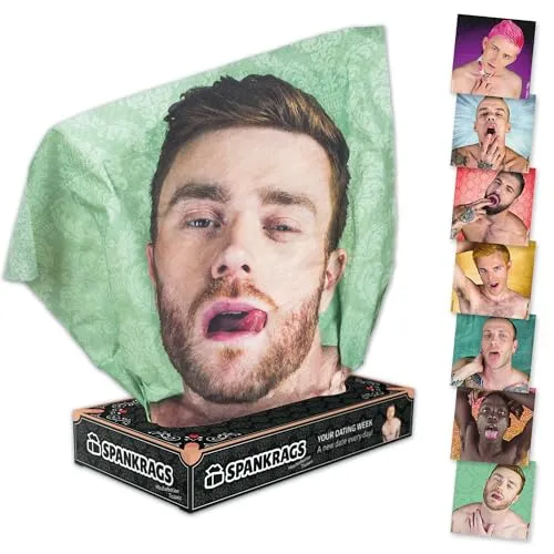 WIXIES Wichstücher lustiges Geschenk für den Schwulen Freund, 7 Servietten zum Masturbieren für den besten gay Kumpel, Junggesellenabschied, Weihnachten, Geburtstag, Scherzartikel, Spankrags