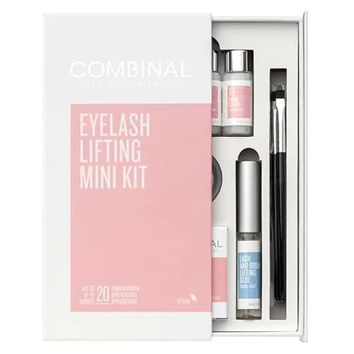 COMBINAL Eyelash Lifting MINI-KIT - 20 Anwendungen für traumhafte Wimpern - Künstliche Wimpern - Erleben Sie ein professionelles Wimpern-Lifting für bis zu 20 Anwendungen, für einen atemberaubenden Blick ohne Mascara.