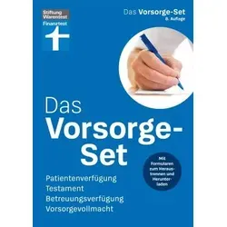 Das Vorsorge-Set 2024 – Ratgeber für wichtige Vorkehrungen von Stiftung Warentest