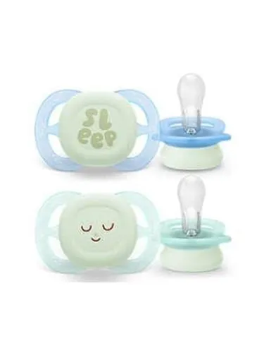 Philips Avent Soother ultra start Nighttime 2pcs SCF075/08 von Philips