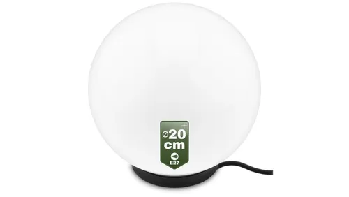 Oprawa Ogrodowa Zewnętrzna KULA LED 20CM E27 IP65 LUMIKULA2 LUMILED