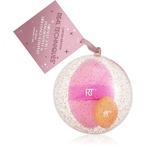 Real Techniques Miracle 2-in-1 Powder Puff Ornament Make up Schwämmchen 2 Stk.