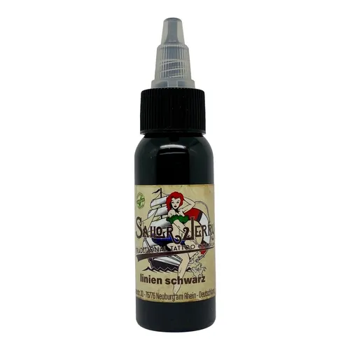 Sailor Jerry Tattoofarbe Liner Schwarz 30ml von Sailor Jerry